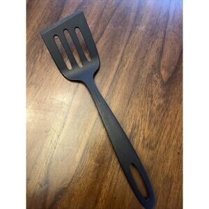 Tramontina 12 inch Black Nylon Slotted Angled Blade Spatula Made in Brazil Chef
